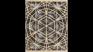 Infinity  - Handmade Kumiko Wall Art
