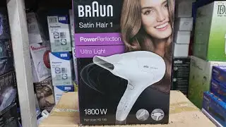 Braun HD-180 hair dryer original hair dryer review and unboxing and using Best hair dryer  pakistan