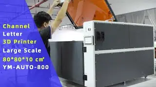 Channel Letter 3D Printer YM-AUTO-800 with Large printing size up to 80*80*10cm