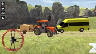 😱💥Real Tractor Trolley Simulator INC - Game Play Android 👇