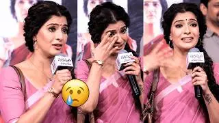 Varalaxmi Sarathkumar CRIED On Stage At Saraswathi Trailer Launch Event | Prakash Raj | Priyamani