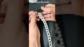DIY Pearl Jewellery🥰 | How to Make Stunning Piece at Home #diy #trending #handmade #shorts #fashion
