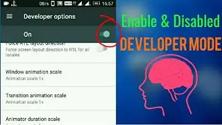 how to disable developer options ! enable developer options android ! Techzinfo !