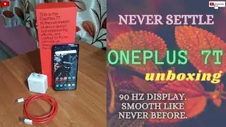 The Exclusive - OnePlus 7T Glacier Blue Colour (8GB RAM + 128GB Storage) Unboxing! | Top Model! 🔥
