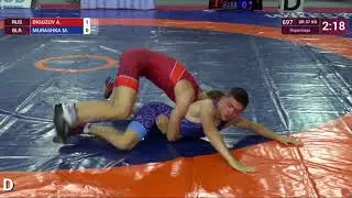 Repechage GR - 57 kg: A. DIGUZOV (RUS) v. M. MURASHKA (BLR)