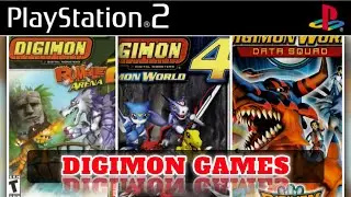 All Digimon Games on PS2