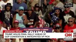 В Трампа стреляли на митинге  // Trump shot in ear in rally assassination attempt