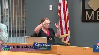 Melrose City Council Meeting 07-17-2025