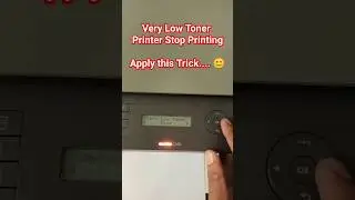 How to Quickly Reset Low Toner Error on HP LaserJet MFP | Fix Printer Stop: Proven Trick! #shorts