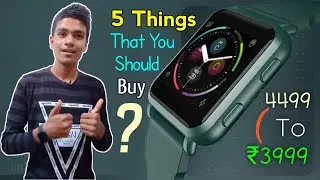 5 Things That You Should Buy - Noise ColorFit Nav | Best Fitness Tracker & GPS Features | Noise