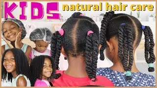 Kids natural hair care for healthy, moisturized and juicy curls💦