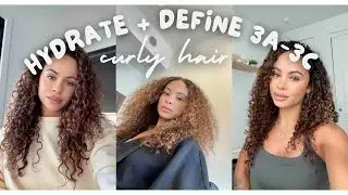 Hydrating Curly Hair Routine for 3A&ndash;3C Curls | Wash Day for Defined, Frizz-Free Curls