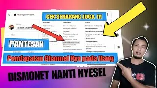 Cek Spam Pendapatan YouTube - @Tohirtutorial