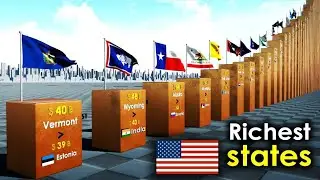 Richest US State 2023 Most Watched Video #richest @gravityuz