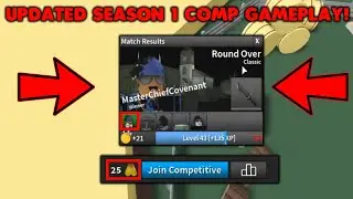PLAYING 10 ROUNDS OF THE UPDATED COMPETITIVE/ARENA MODE... (ROBLOX ASSASSIN) *SEASON 1*