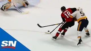 Ryan Dzingel Splits Predators Defence To Score 13th of Season