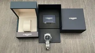 Unboxing a brand new Longines Conquest 41mm watch