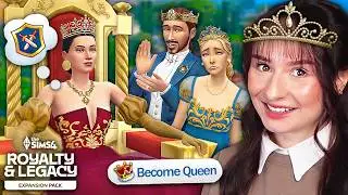 Can I become a SUCCESSFUL QUEEN in The Sims 4 Royalty & Legacy