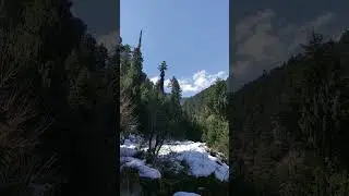 Land covered with snow | snow fall in Himachal  #snowfall #manalitrip #himachal