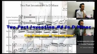 Two Part Invention #4 In D Minor   Eric Marienthal's 