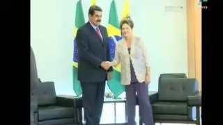 Brazilian President Rousseff meets with various world leaders