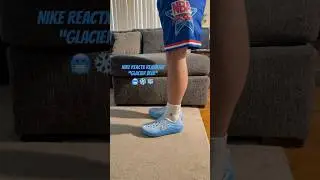 Nike ReactX Rejuven8 Glacier Blue Try-On | Foam Recovery Shoe | Better than Crocs? #review #onfeet