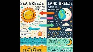 Difference between Land breeze and Sea breeze