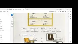 تعلم اللغة الايطالية للمبتدئين - تدريبات على أدوات التعريف من كتاب il nuovo progetto italiano
