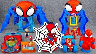 Marvel Spiderman Unboxing Collection Review| LEGO Web-Spinners Web-Quarters | Web-Quarters Playset