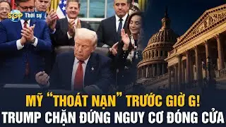 TIN HOA KỲ: Thượng viện đạt thỏa thuận phút chót, TT Trump chặn nguy cơ chính phủ đóng cửa