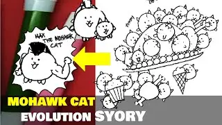 Evolution Story of Mohawk Cats, The Battle Cats