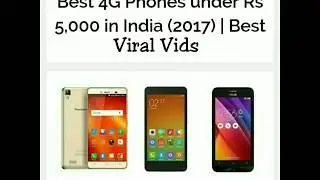 4g mobile below 5000 with specifications