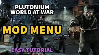 How to get a MOD MENU in PLUTONIUM WAW - EASY TUTORIAL