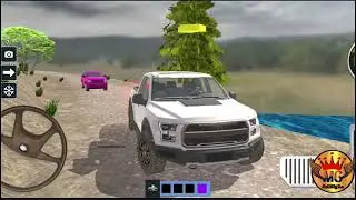😱 Extreme Offroad Logging Truck Challenge! Muddy Pickup Stuck in Mountain Roads | 4K Gameplay