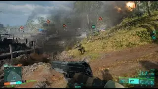 Battlefield 2042 - Valparaiso - WW2 Germany vs BFBC2 USA - 125 Bots and 3 Players