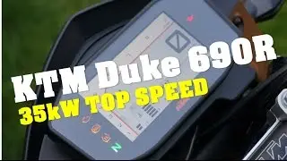 KTM Duke 690 R 35kW top speed