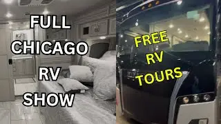 Chicago RV Show Full Tour 2025 - Walk-Around Detailed Tour - FREE TOURS - THUMBS UP for FREE THANKS!