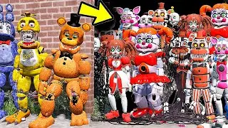 WITHERED ANIMATRONICS VS FUNTIME ANIMATRONICS ASSOMBRADOS? | GTA V Five Nights at Freddy's