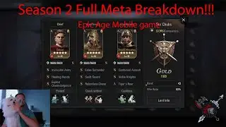 Season 2 Full Meta Breakdown!! : Epic Age Mobile Game
