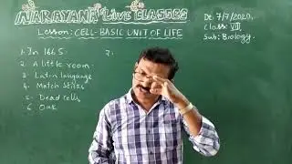 AP CLASS 8 Biology Cell The Basic Unit Of Life Discovery Of The Cell 07 07 20