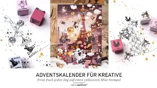 DIY Stamping Tutorial - Ministempeladventskalender - Blick hinter die Kulissen
