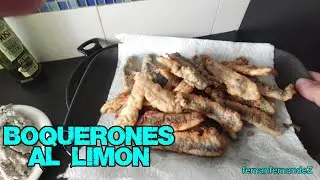 Como Hacer BOQUERONES al LIMON T&iacute;picos de M&aacute;laga