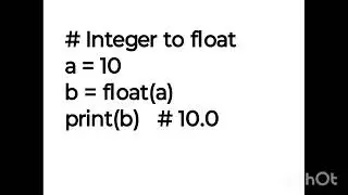 Type Function in Python .