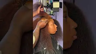 Copper Root Touch-Up on Natural Hair ✨ No Heat, Just Healthy Color! #HealthyHair #CopperColor