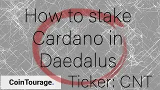 How to stake Cardano (ADA) in Daedalus in 1 minute