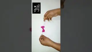 DIY Silk Thread Rakhi Making / #rakhi #youtubeshorts #shorts