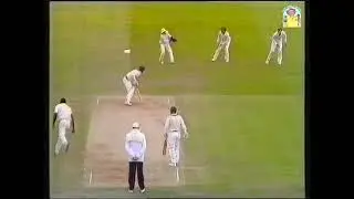 Could have killed him! Devon Malcolm terrifying beam ball to Allan Border 5th Ashes Test 1989