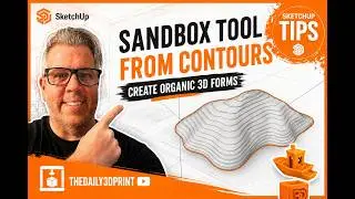 SketchUp Sandbox Tool: From Contours | Create Realistic Terrain Fast!