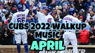 Chicago Cubs Walkup Songs 2022 (Only Hitters) - April