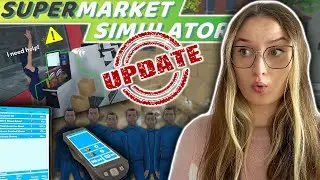 Vėl jį atnaujino ?!? Nu pažiūrim│Supermarket Simulator │ Part 2
